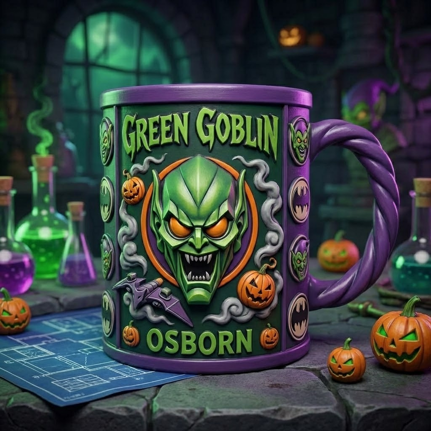 GRE X MARVEL LEGEND RELIEF MUG NAK NHT