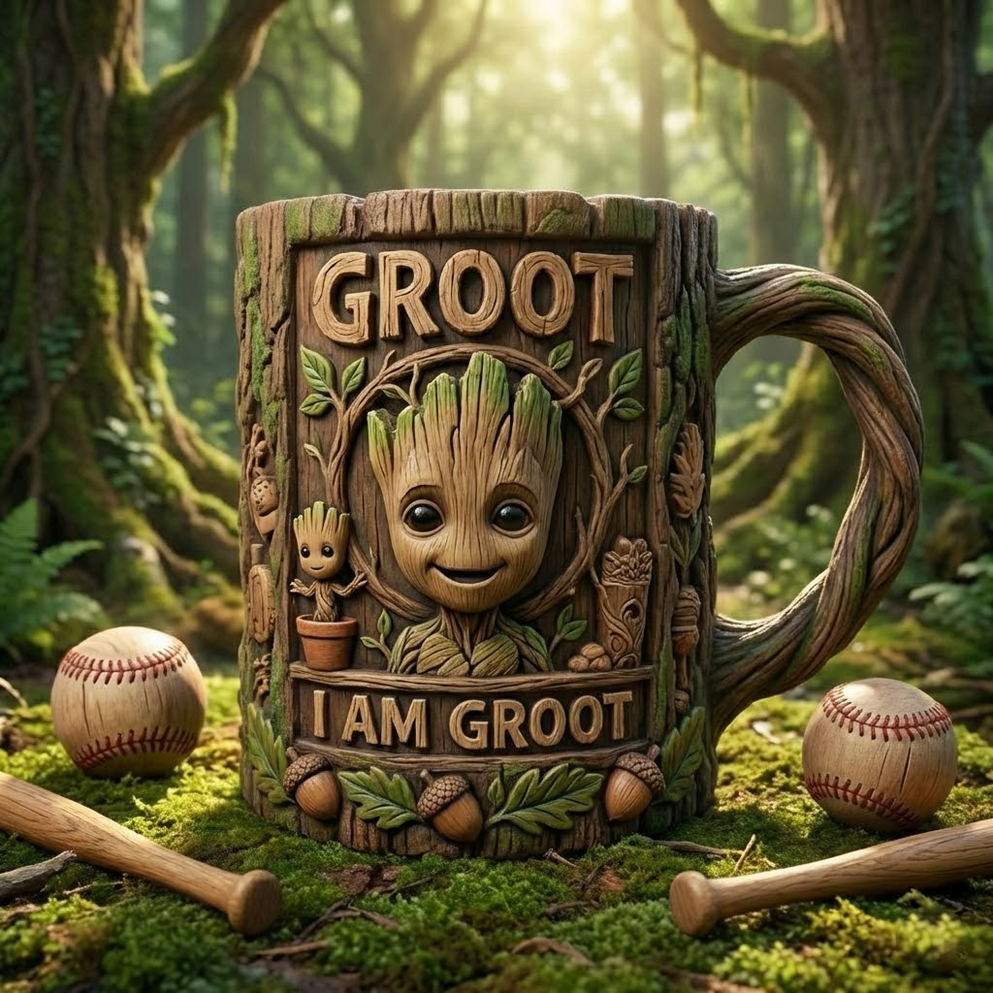 GRO X MARVEL LEGEND RELIEF MUG NAK NHT
