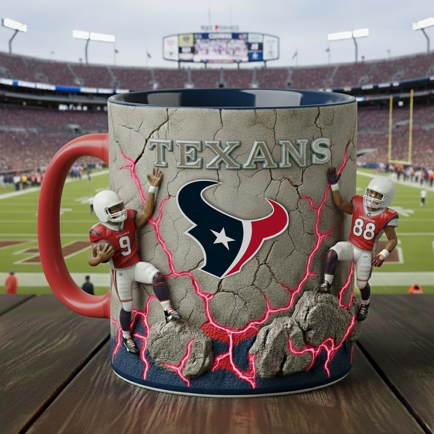 HOU X NFL Coffee Accent Mug - Personalized Gifts NAK NHT