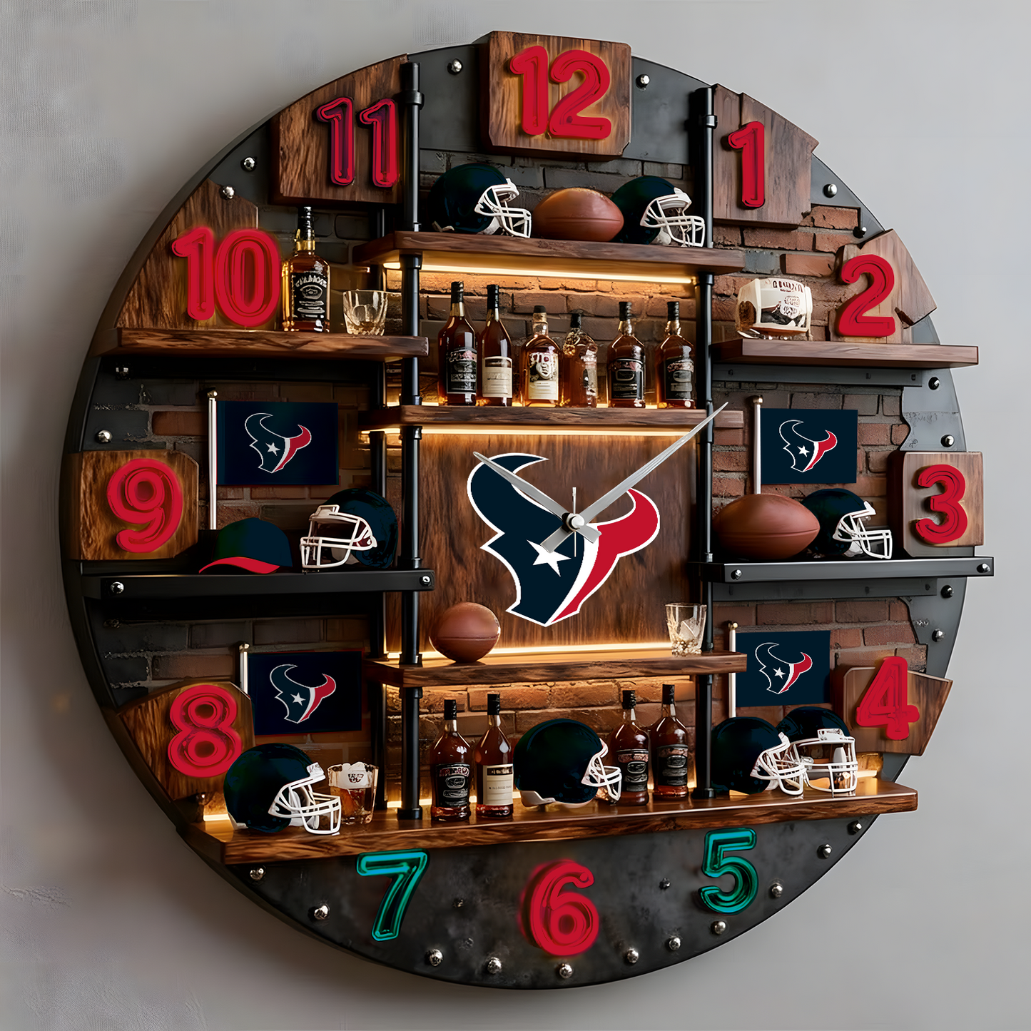HOU X Premium  Illuminated Wall Clock 2026 NAK NHT
