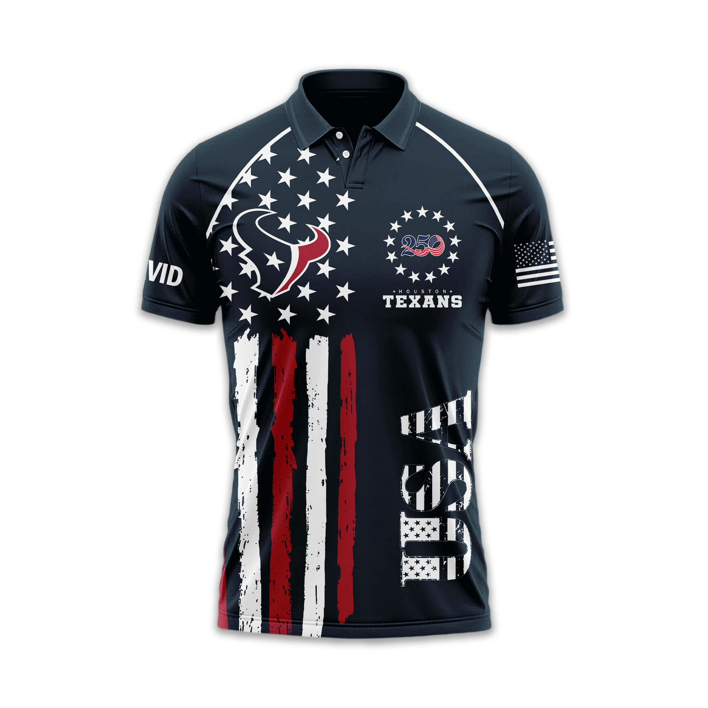 HT Premium NFL American Semiquincentennial Polo Shirt DDT NTL