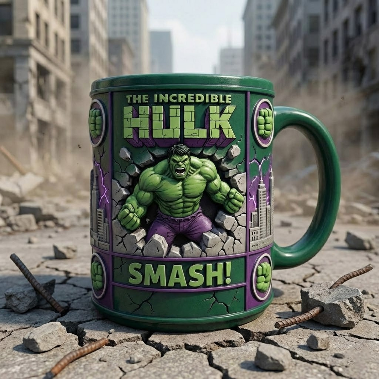 HUL X MARVEL LEGEND RELIEF MUG NAK NHT