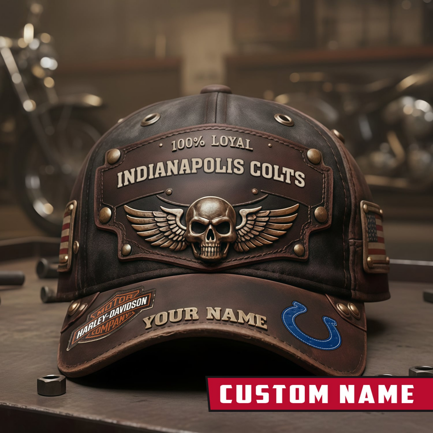 IC x NFL Harley-Davidson Vintage Cap NAK CTKT