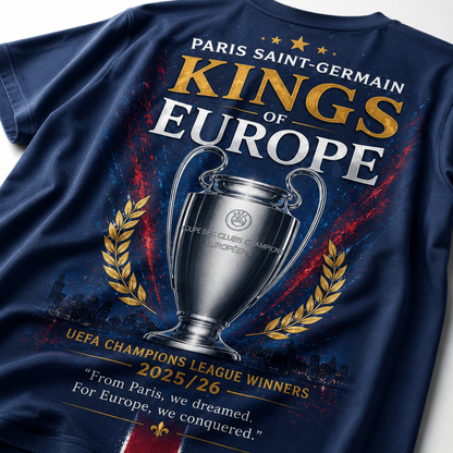 PSG Premium UEFA Champions League 2025/26 3D T-Shirt V3 DatND TANND