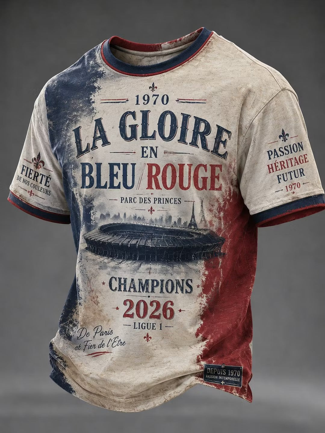 PSG Premium UEFA Champions League 2025/26 3D T-Shirt DatND DVT 3105