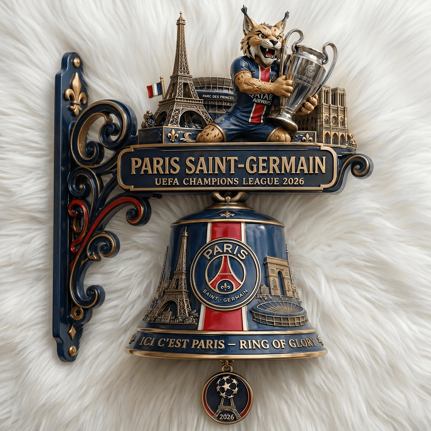 PSG UEFA Champions League 2526 PSG Premium Wall Bell  DATND TANTD 310526