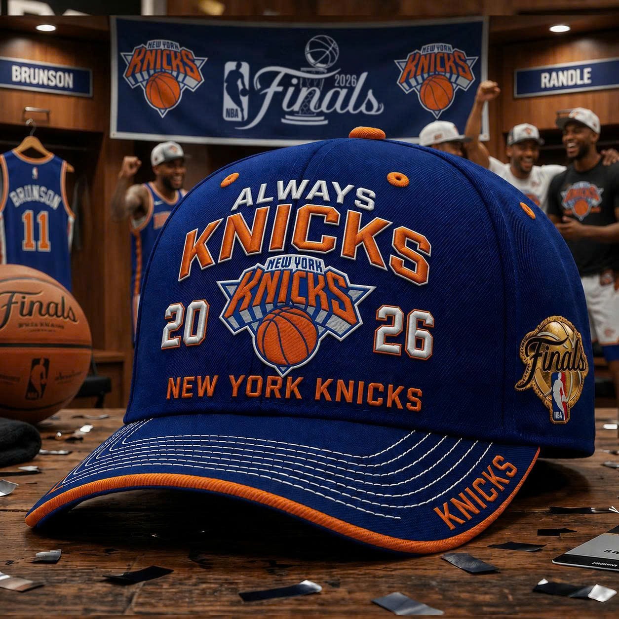 NYK x NBA Playoffs 2026 Premium Cap 2605 DatND TanND