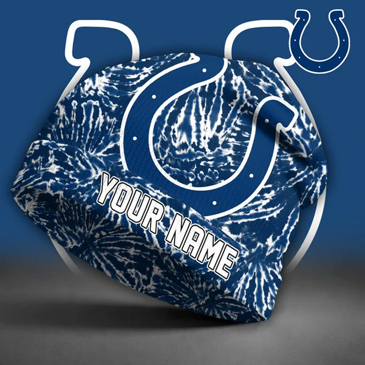 IND X NFL Beanie Hat Custom Name Gifts For Fans - Limited Edition NAK NHT