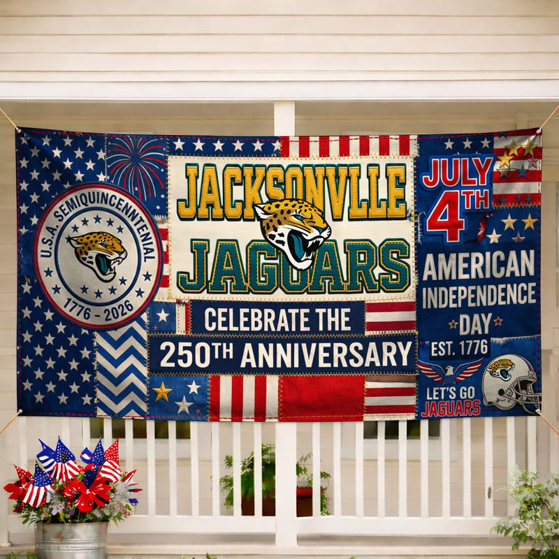 JJ Premium NFL Patchwork America 250 Fabric Banner DDT NTL