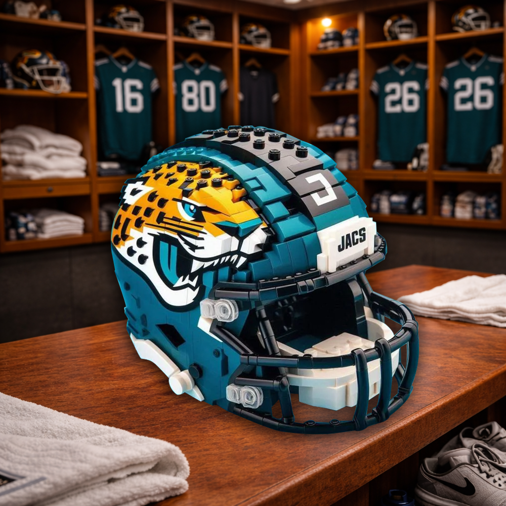 JJ x NFL Teams Helmets Armed With Lego-Like Blocks DDT CTND