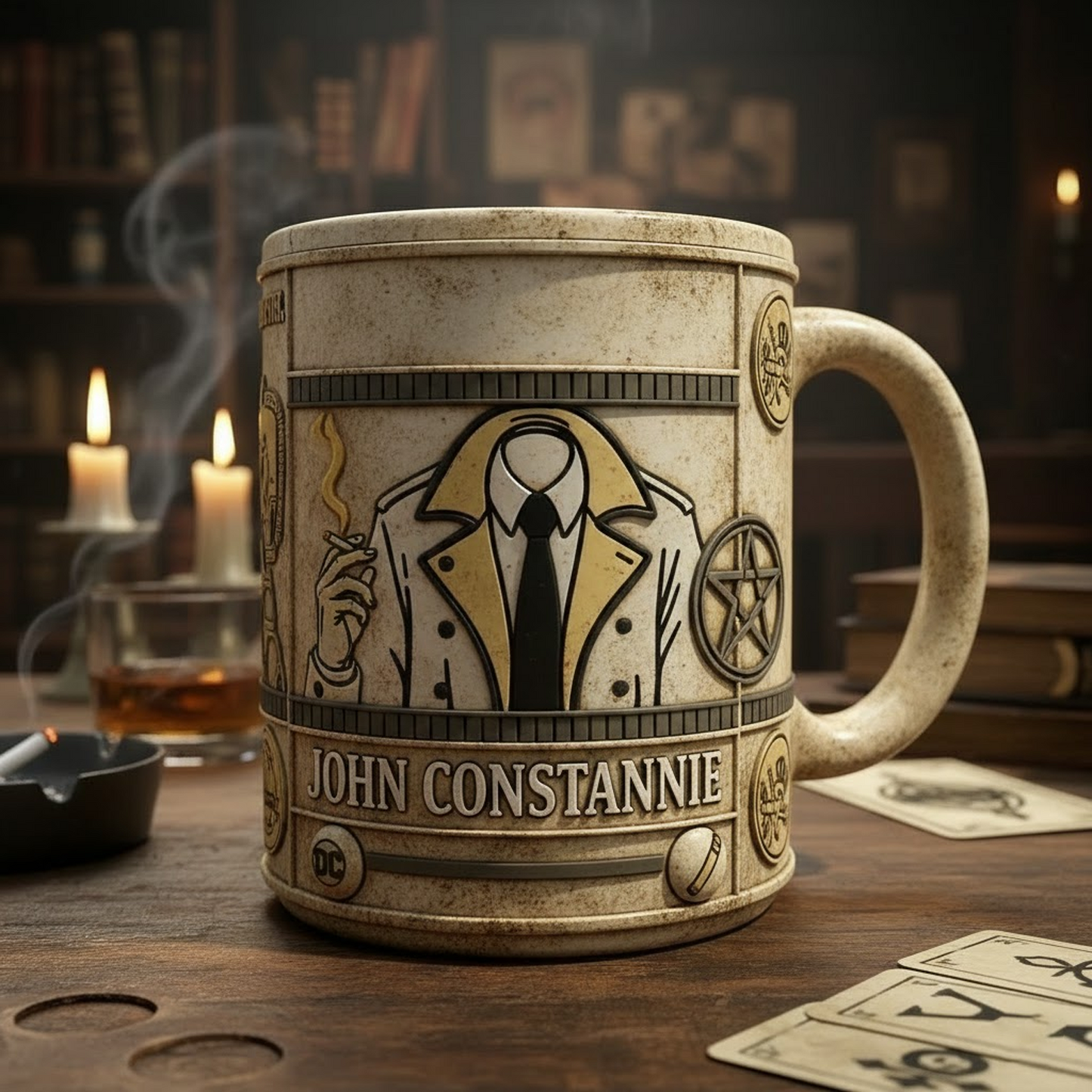 JOH X Mug featuring DC Comics legends. NAK NHT