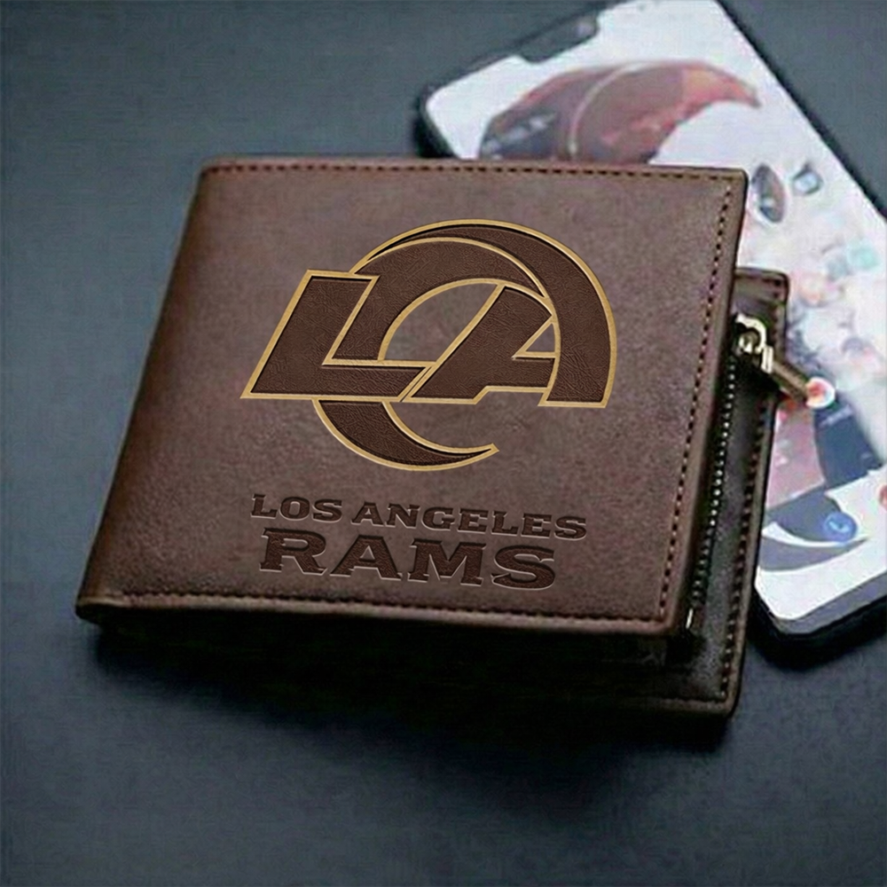 LAR x NFL Premium Embossed Football Team Wallet NAK TTT
