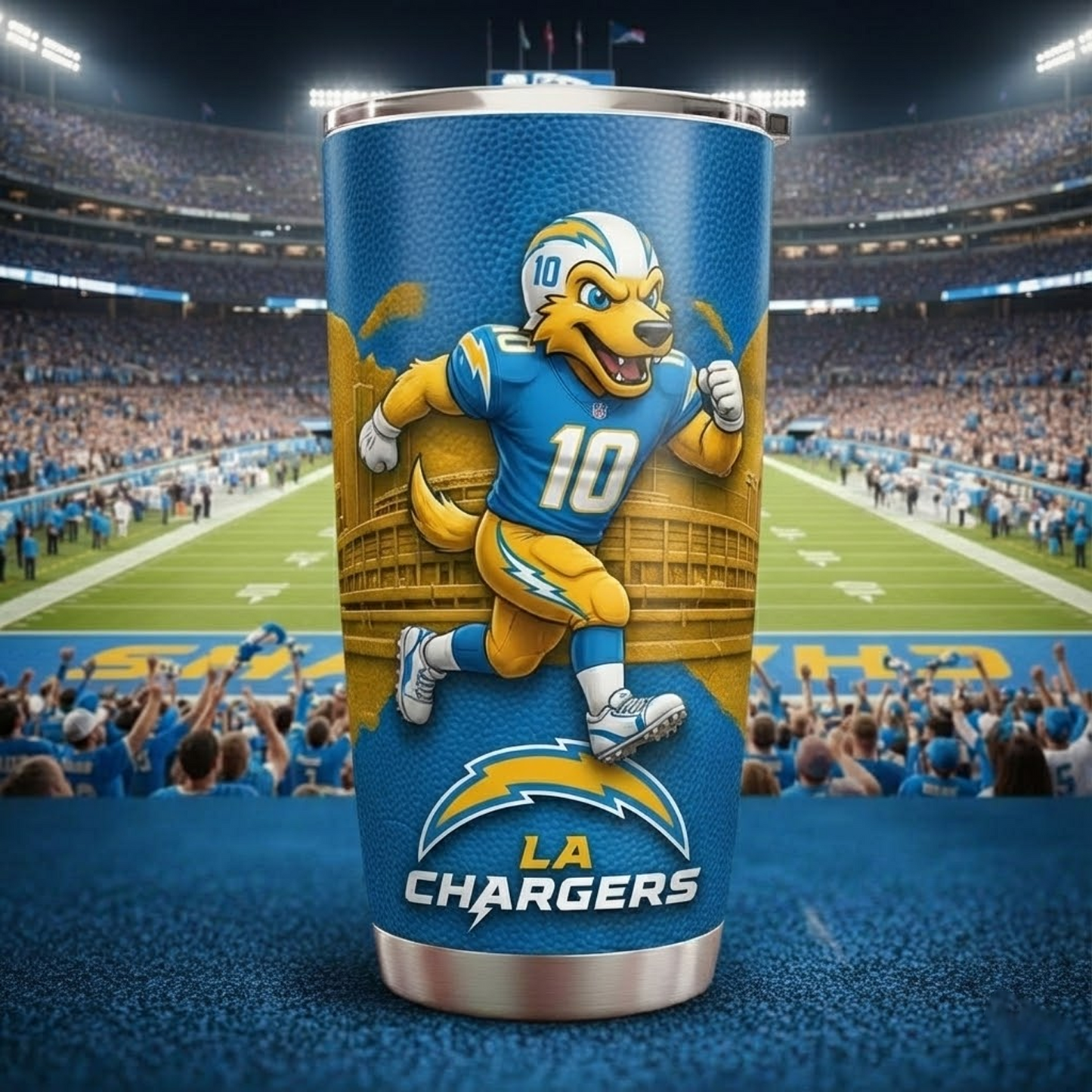 LAC X NFL mascot-shaped thermal mug NAK NHT