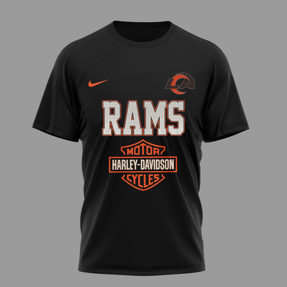 LAR Premium NFL 122 Year Harley Davidson 3D Shirt 2603 DatND DVT