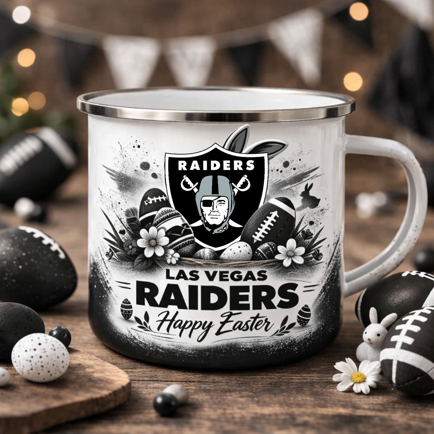 LV X NFL Easter-themed enamel mug NAK NHT
