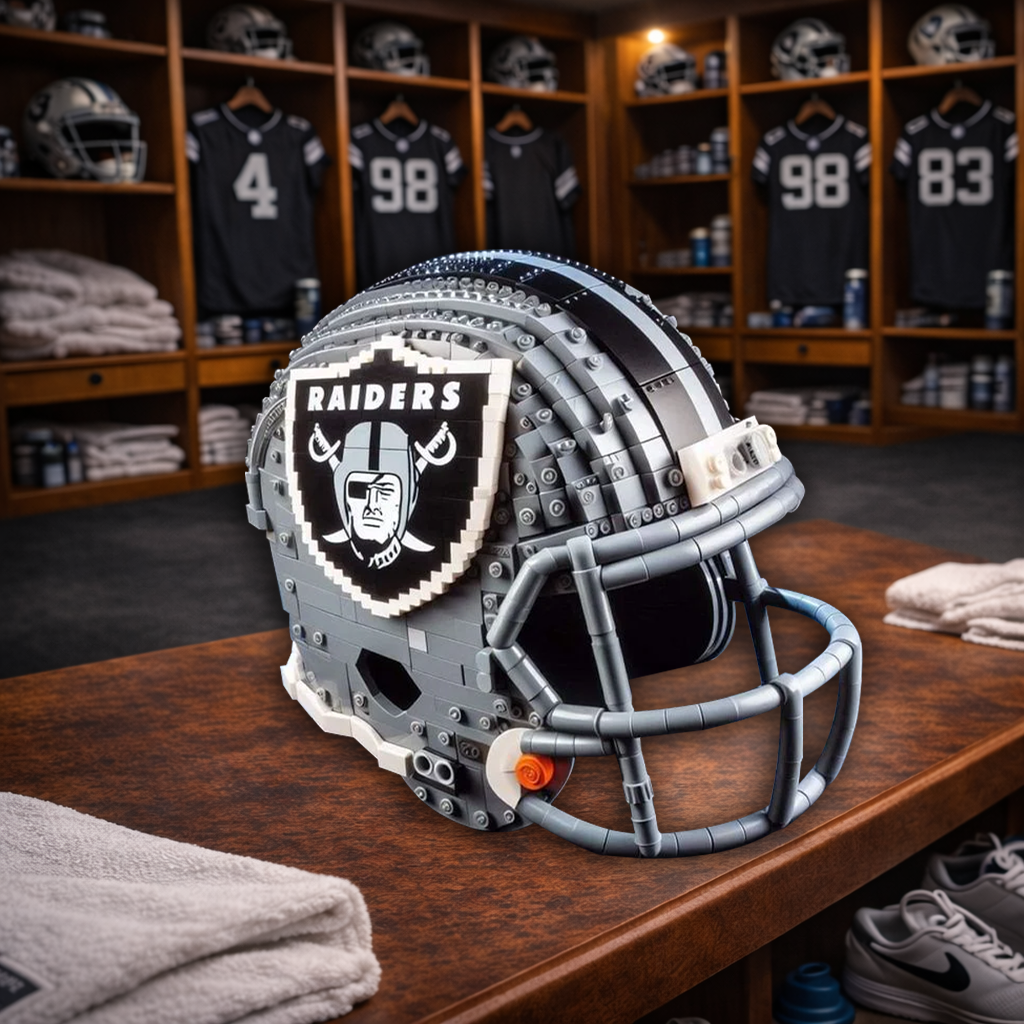 LVR x NFL Teams Helmets Armed With Lego-Like Blocks DDT CTND