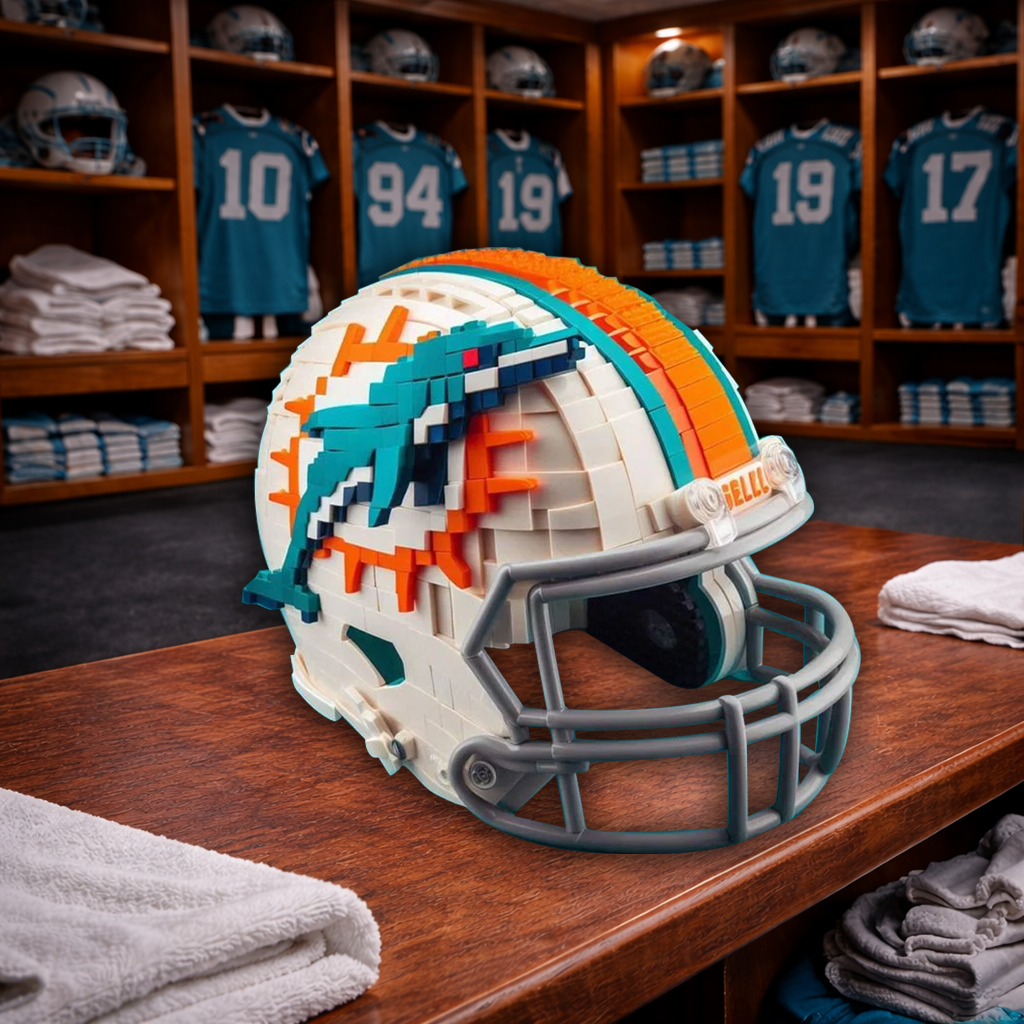 MD x NFL Teams Helmets Armed With Lego-Like Blocks DDT CTND