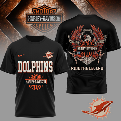 MIA Premium NFL 122 Year Harley Davidson 3D Shirt 2603 DatND DVT