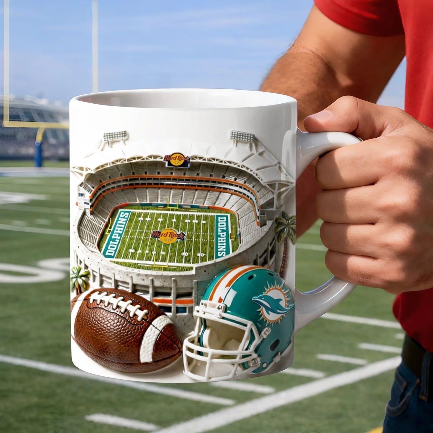 MIA x NFL Legend Stadium Game Day Mug NAK NHM