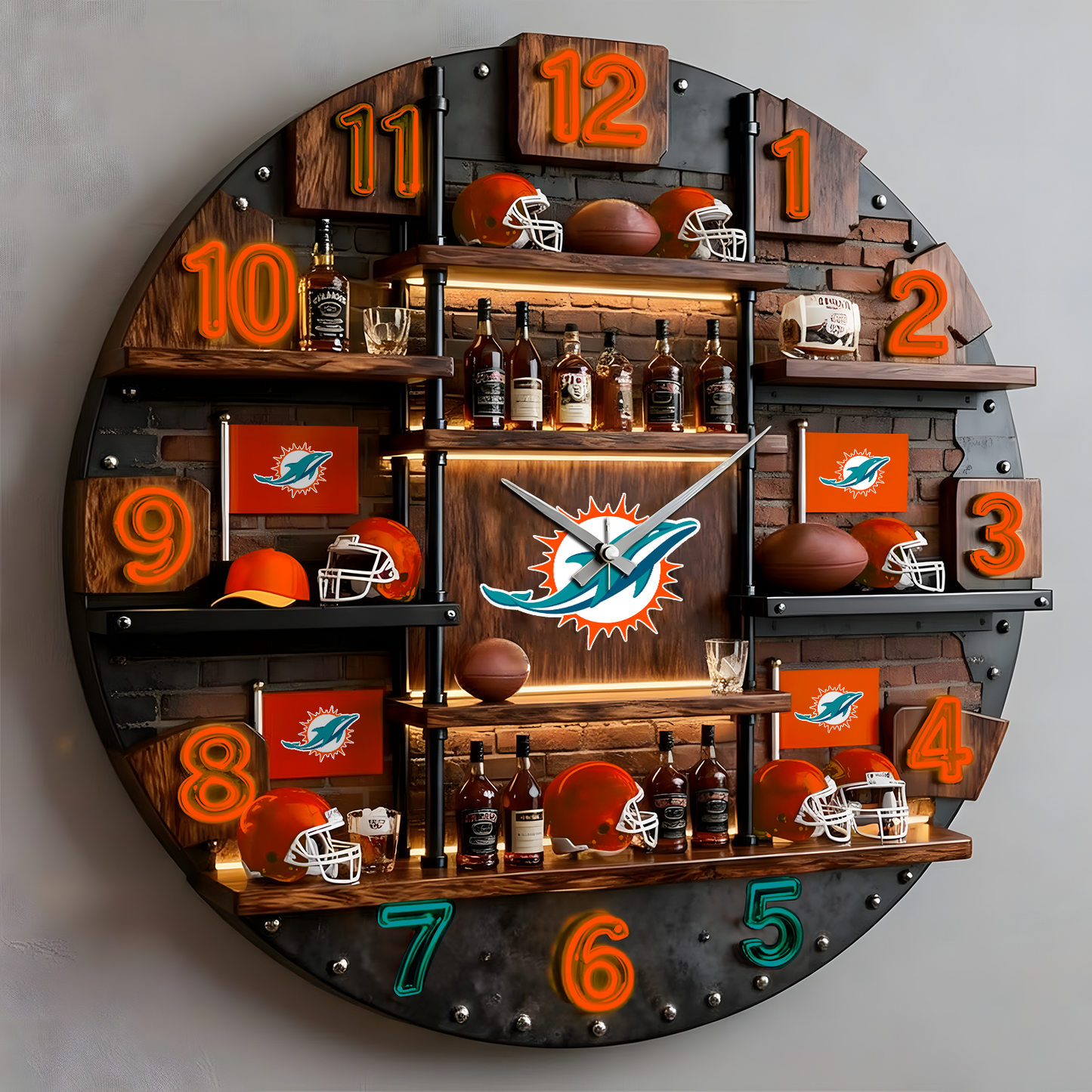 MIA X Premium  Illuminated Wall Clock 2026 NAK NHT