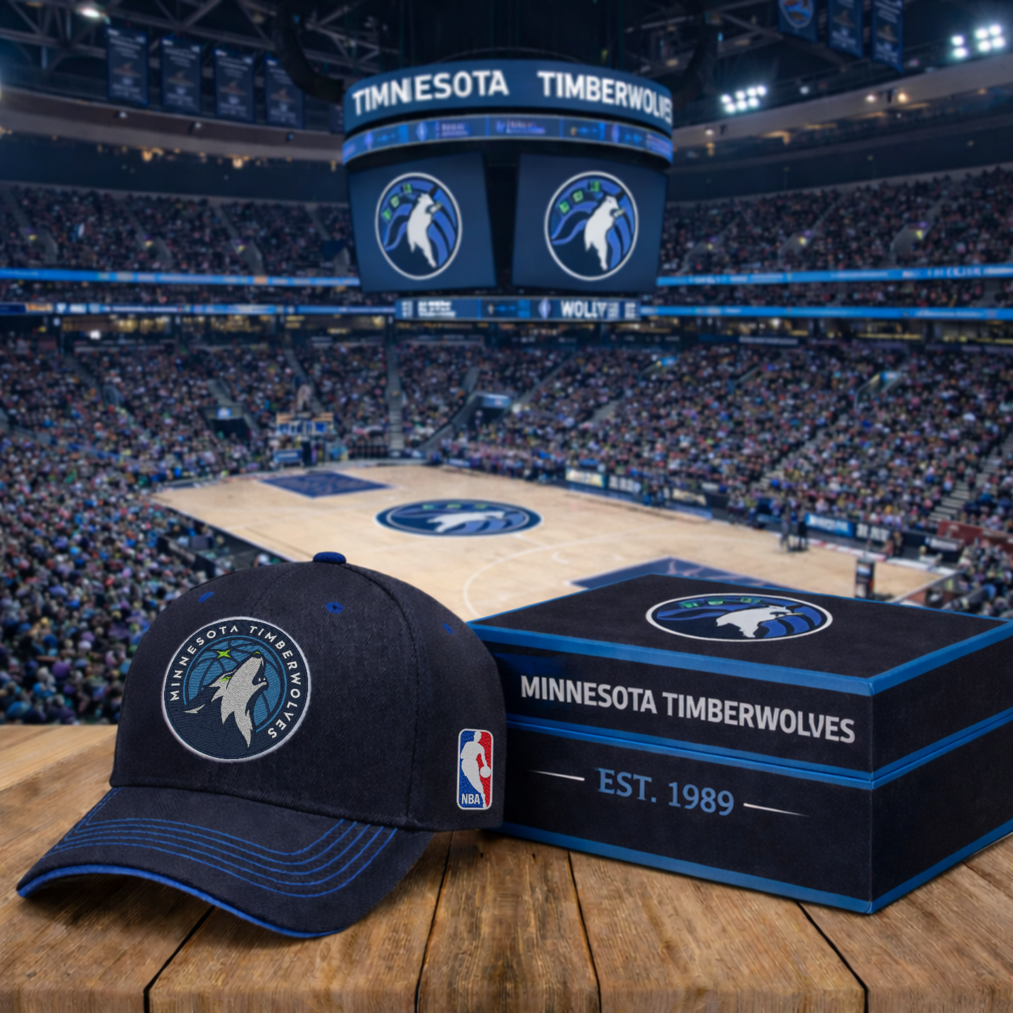 MIN x NBA Classic Fan Snapback Hat NAK NHT