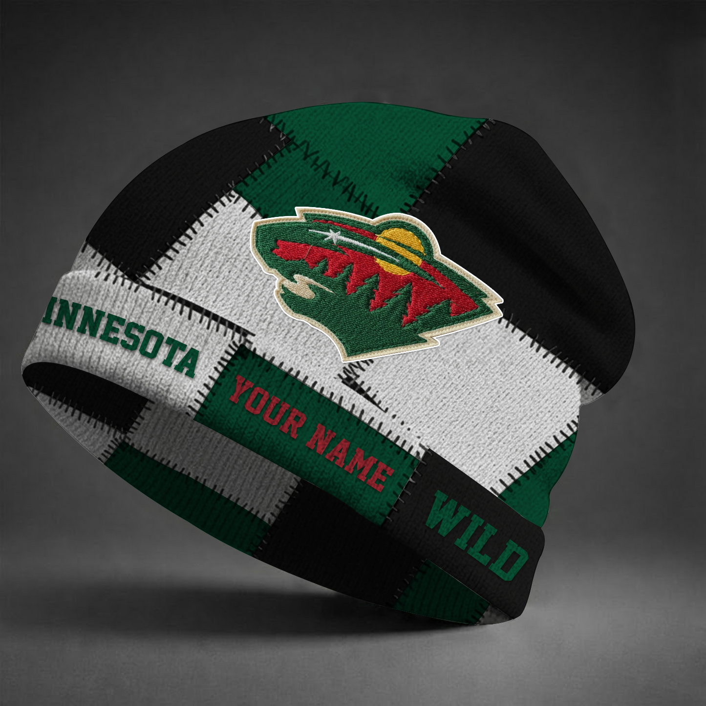 MIN X NHL Custom Name Beanie Hat Gifts For Fans - Limited Edition NAK NHT