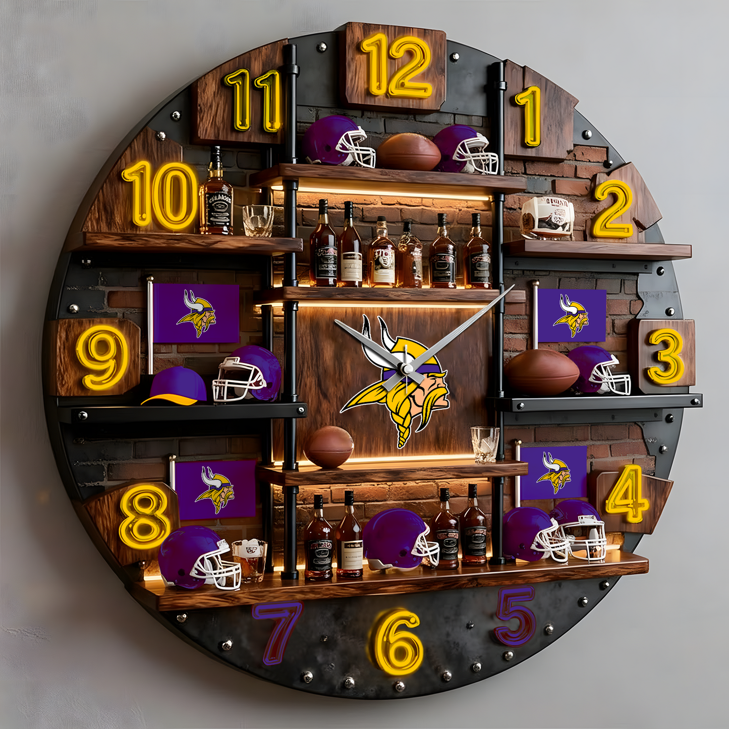 MIN X Premium  Illuminated Wall Clock 2026 NAK NHT