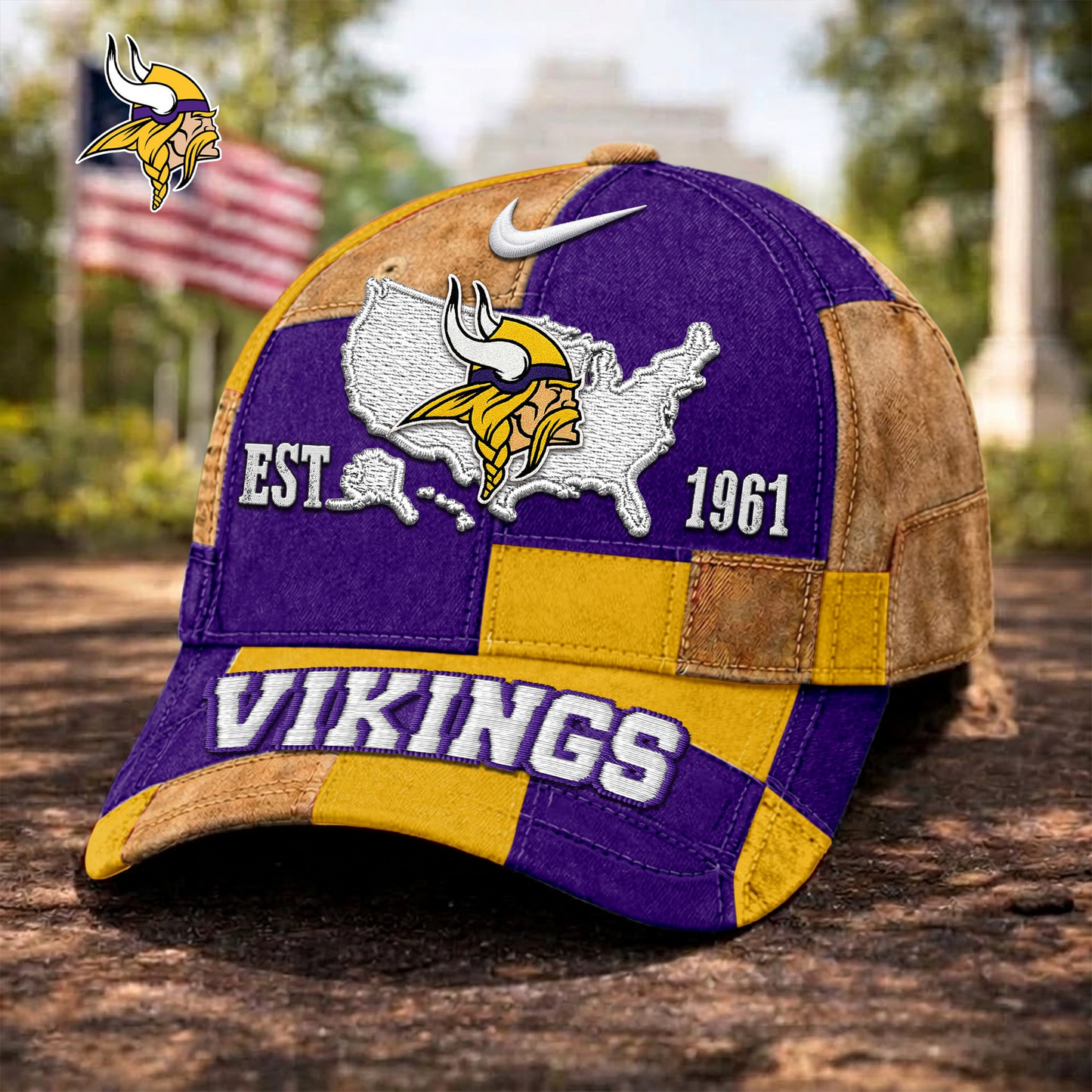 MIN x Premium NFL Heritage Game Day Classic Cap NAK LBN