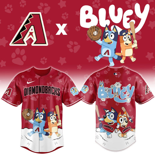 MLB x ARI Bluey Baseball Jersey HLP HLPHUONG