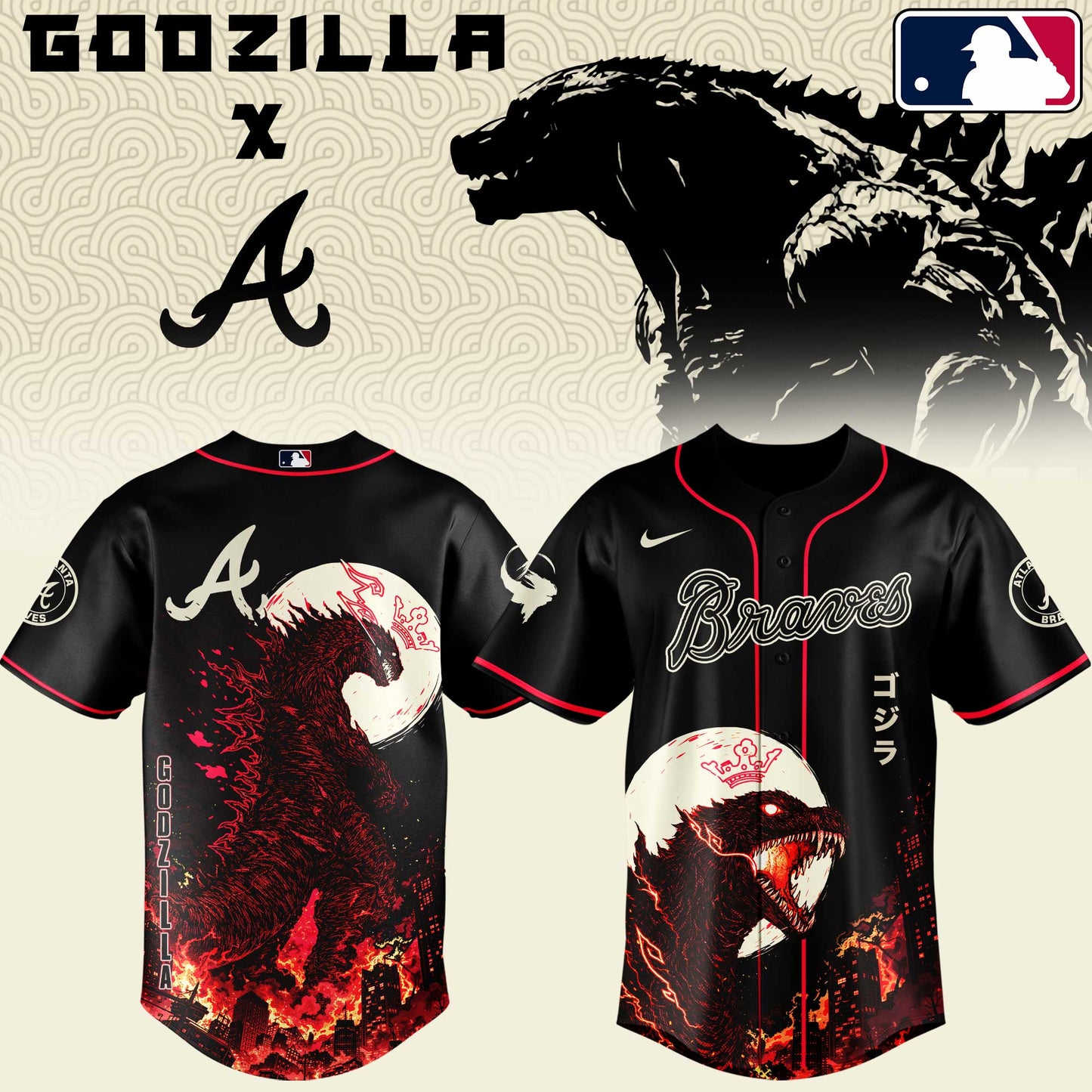 MLB x ATL Monster Baseball Jersey HLP HLPHUONG