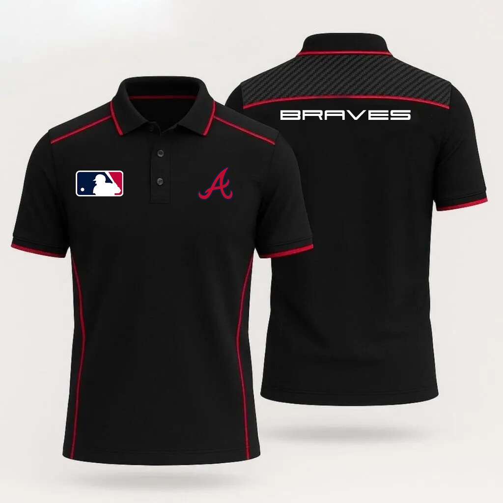 MLB x ATL Redline Premium Polo Shirt HLP HLPHUONG