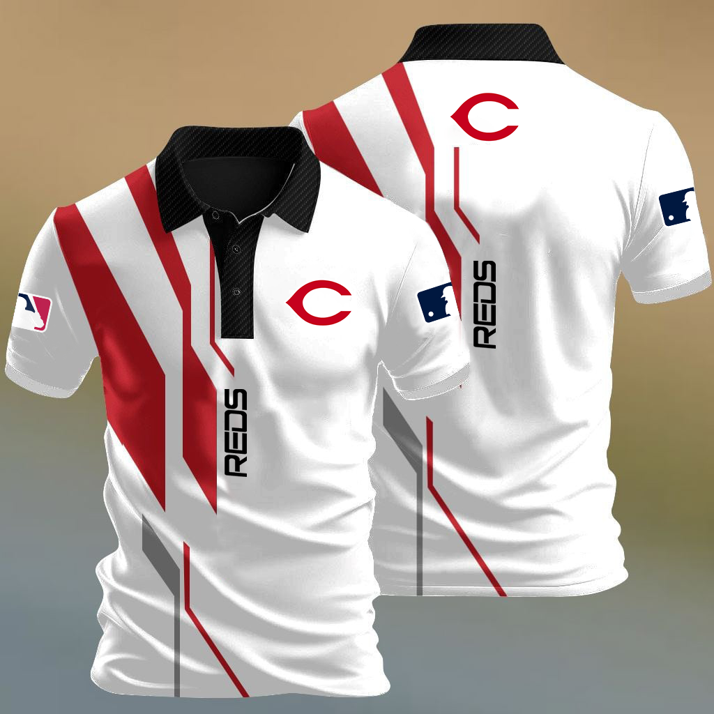 MLB x CIN Baseball Premium Polo Shirt HLP HLPHUONG