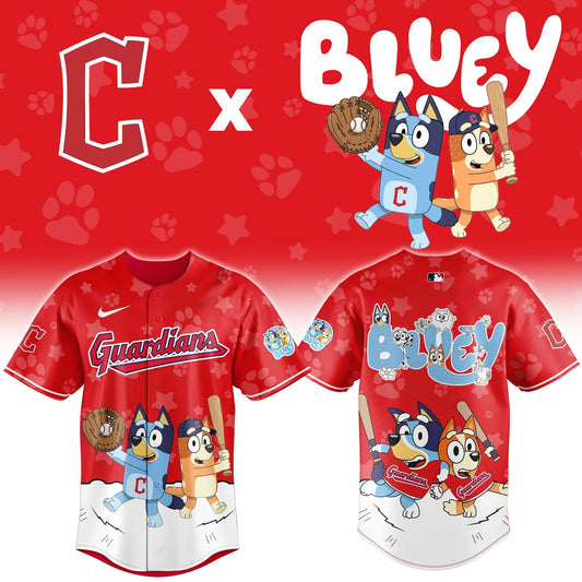 MLB x CLE Bluey Baseball Jersey HLP HLPHUONG