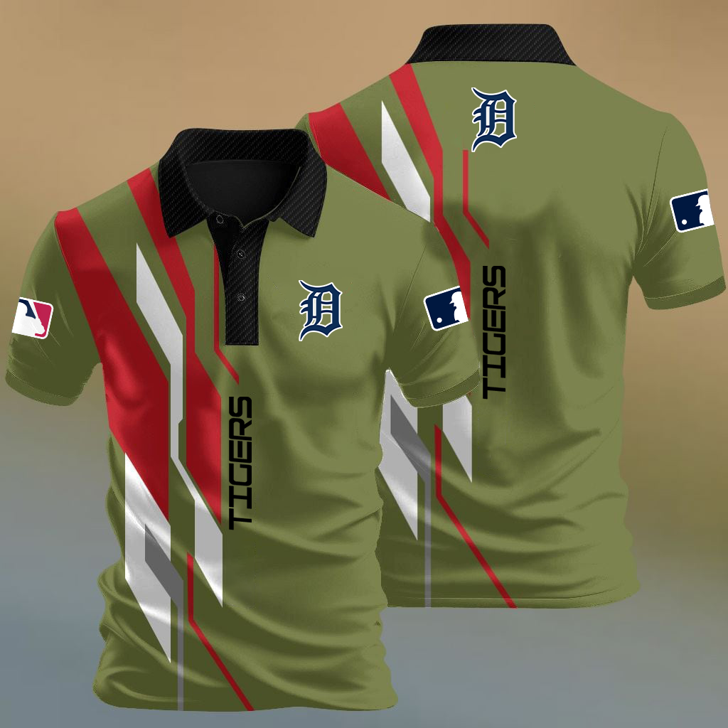 MLB x DET Baseball Premium Polo Shirt HLP HLPHUONG