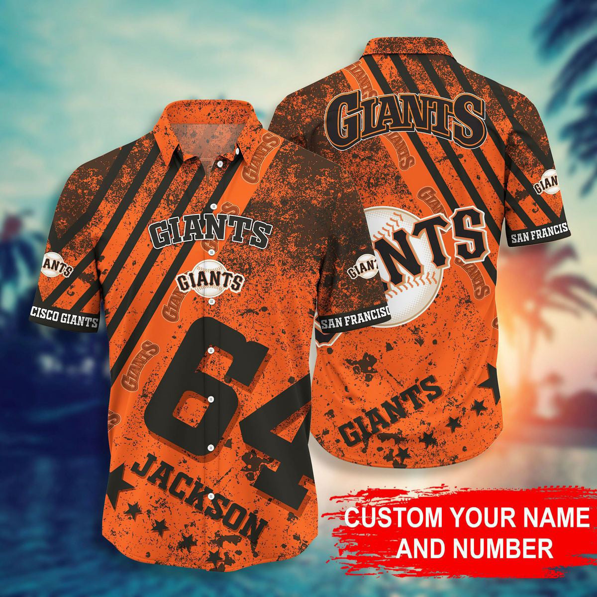 MLB x SF Personalized Hawaiian Shirt HLP HLPHUONG