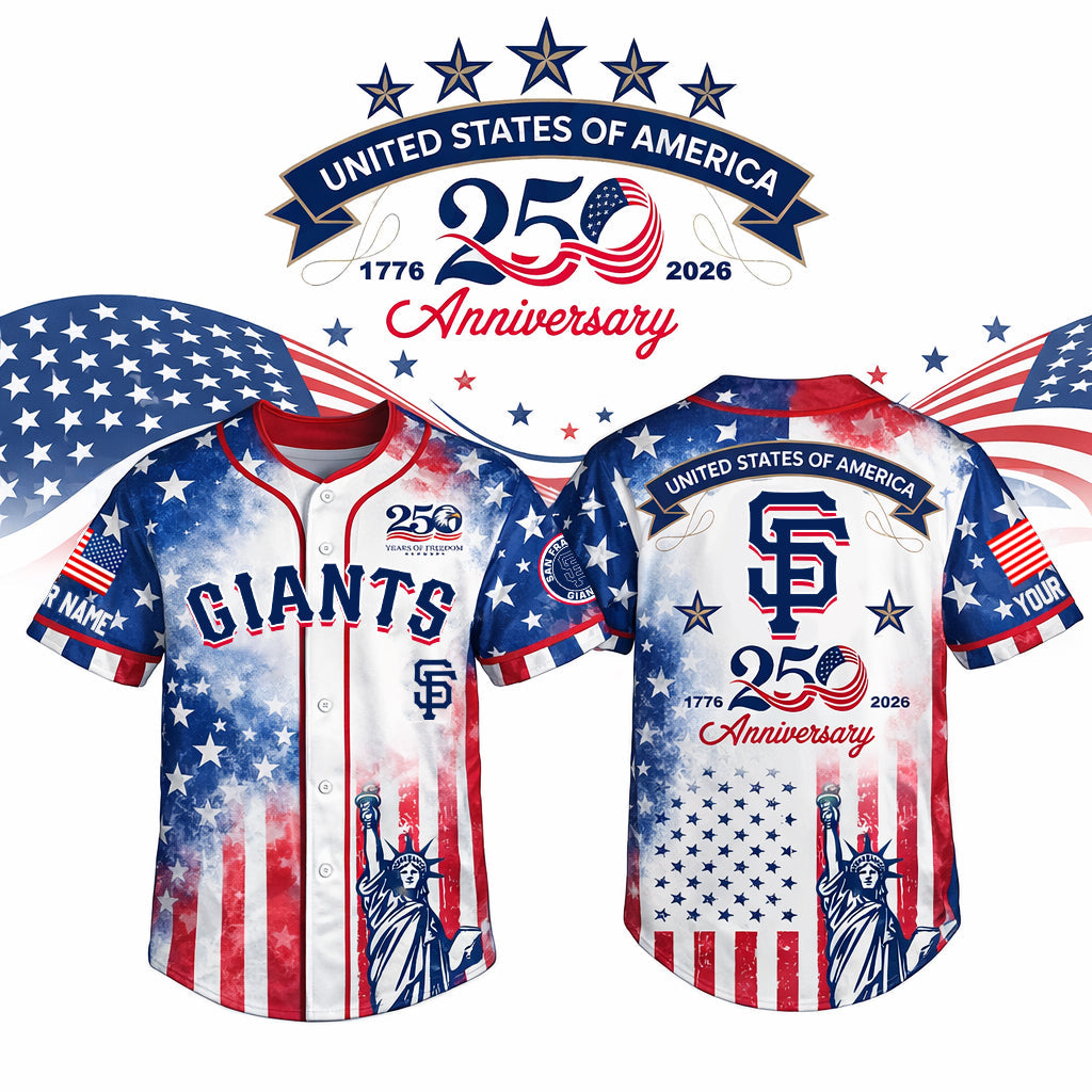 MLB x SF US 250th Anniversary Baseball Jersey HLP HLPHUONG