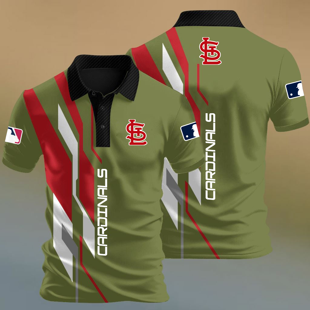 MLB x STL Baseball Premium Polo Shirt HLP HLPHUONG