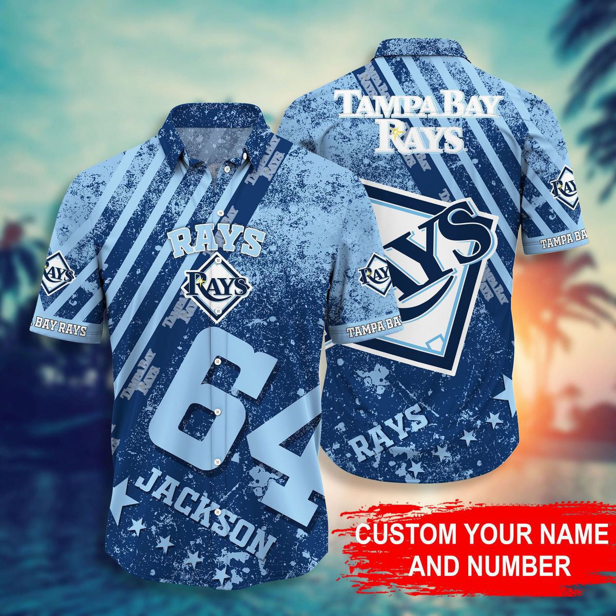 MLB x TB Personalized Hawaiian Shirt HLP HLPHUONG