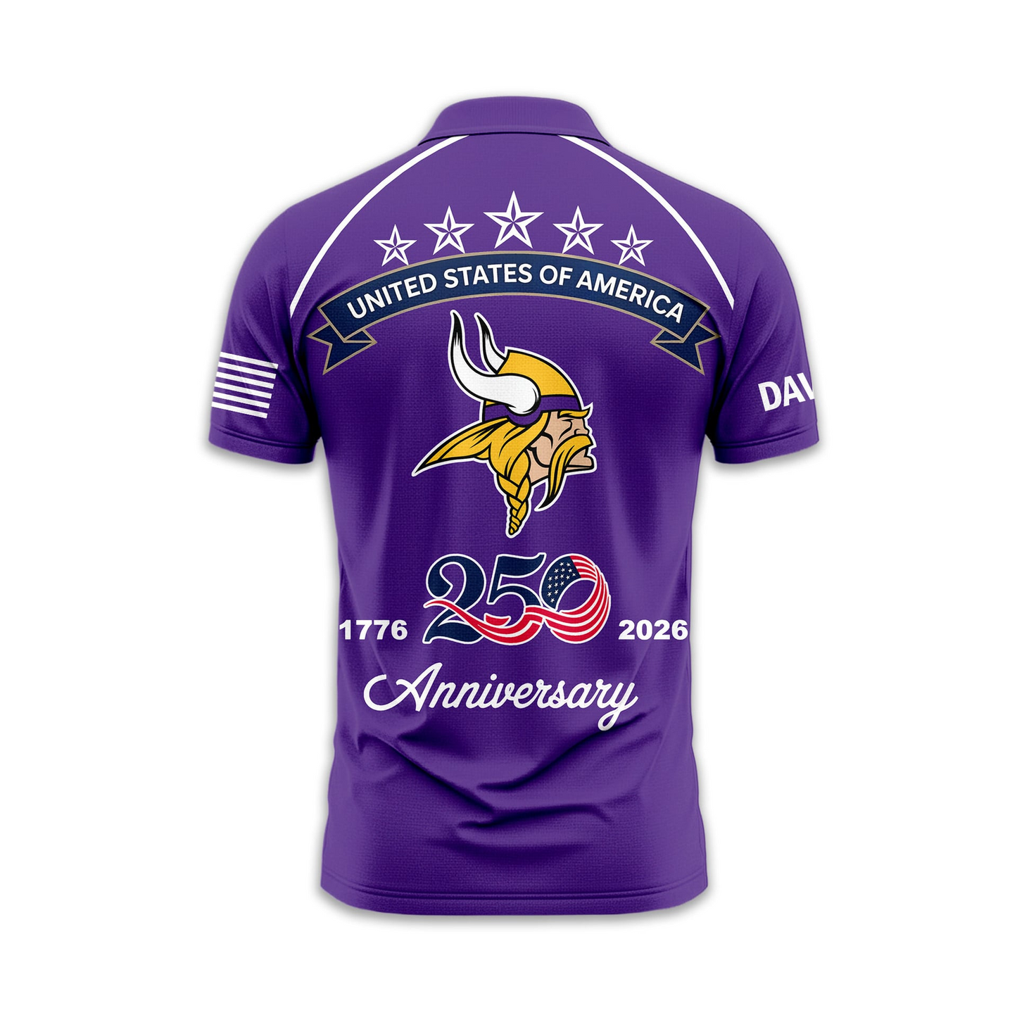 MV Premium NFL American Semiquincentennial Polo Shirt DDT NTL