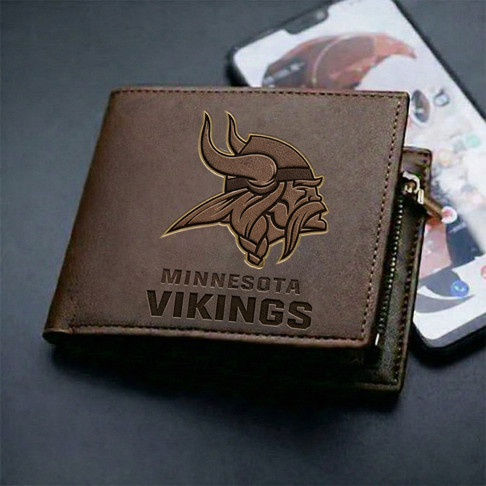 MV x NFL Premium Embossed Football Team Wallet NAK TTT