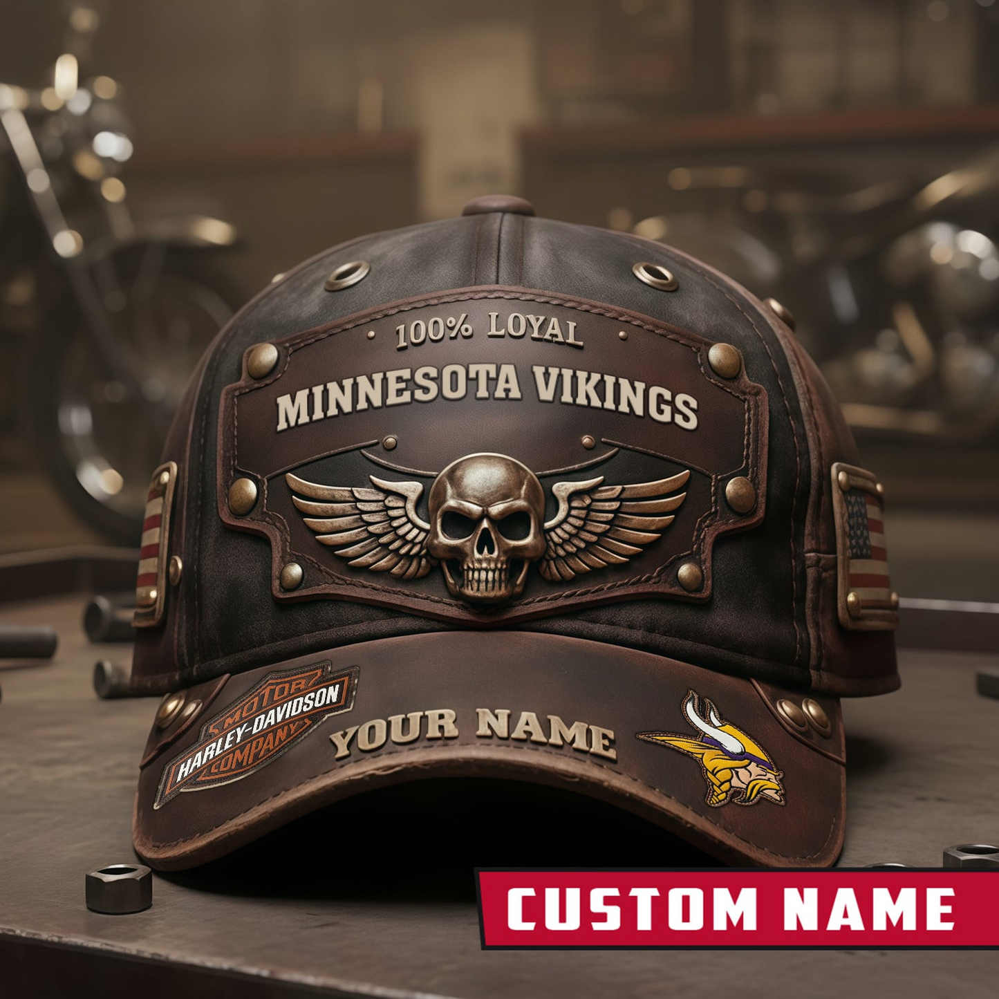 MV x NFL Harley-Davidson Vintage Cap NAK CTKT