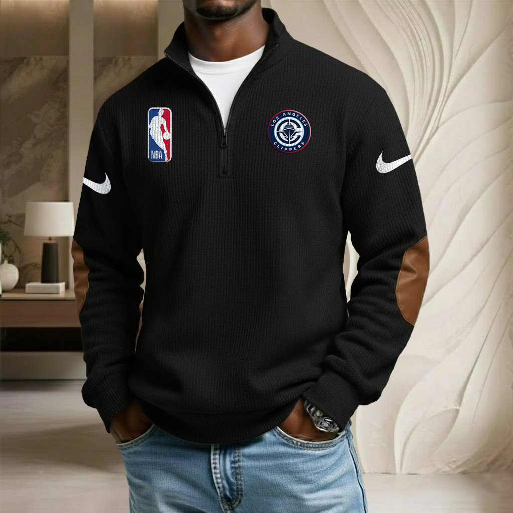 NBA x LAC Sport Team Stand Collar Half-zip Sweatshirt HLP HLPHUONG