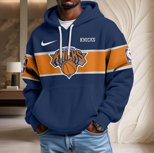 NBA x NYK Basketball Waffle Hoodie HLP HLPHUONG