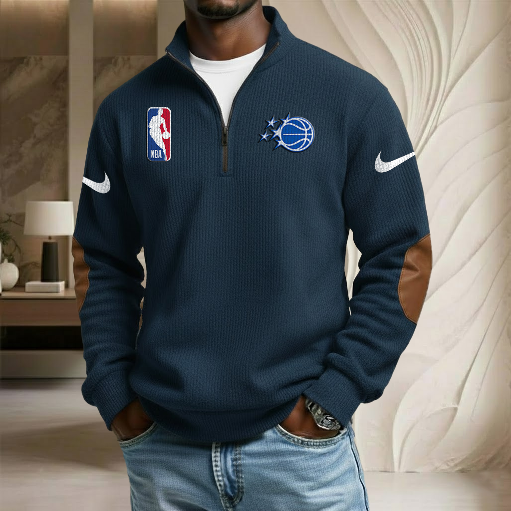 NBA x ORL Sport Team Stand Collar Half-zip Sweatshirt HLP HLPHUONG