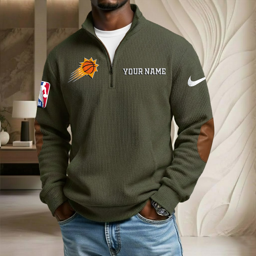 NBA x PHO Custom Name Stand Collar Half-zip Sweatshirt HLP HLPHUONG