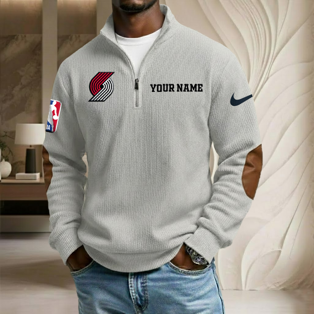 NBA x PT Custom Name Stand Collar Half-zip Sweatshirt HLP HLPHUONG