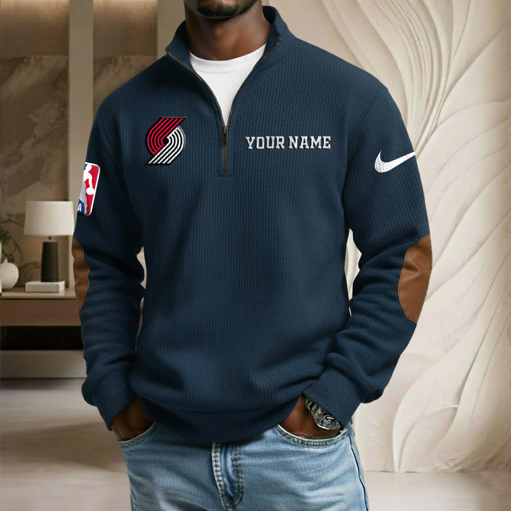 NBA x PT Custom Name Stand Collar Half-zip Sweatshirt HLP HLPHUONG