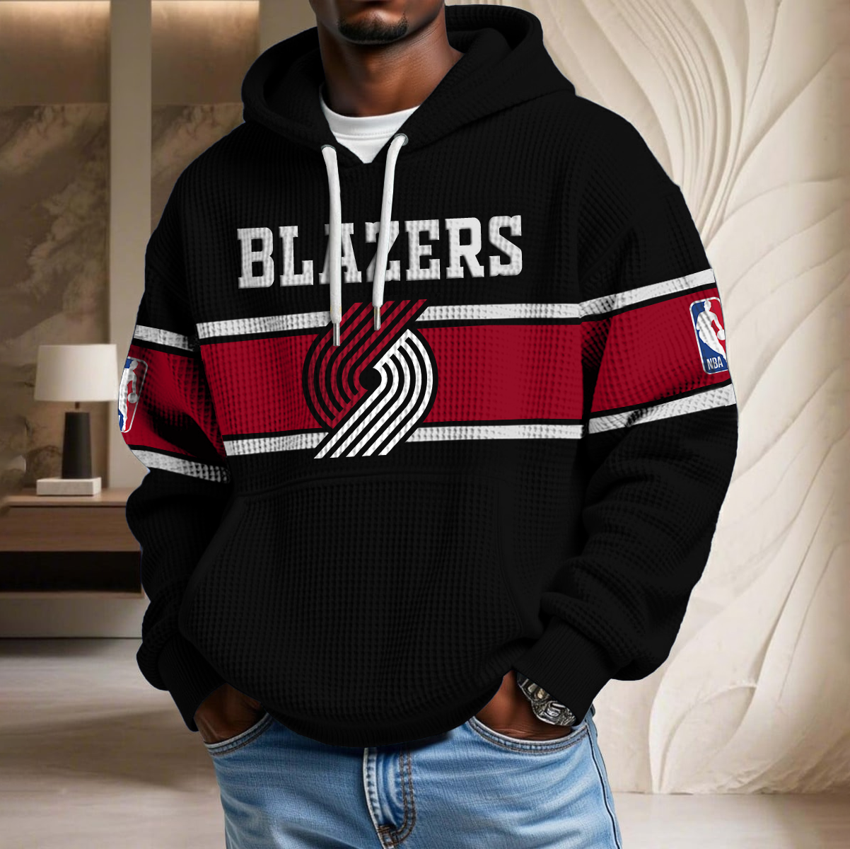 NBA x PT Waffle Hoodie HLP HLPHUONG