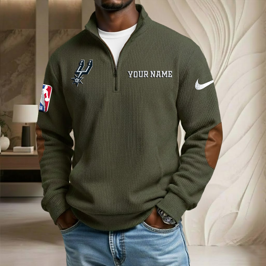 NBA x SA Custom Name Stand Collar Half-zip Sweatshirt HLP HLPHUONG