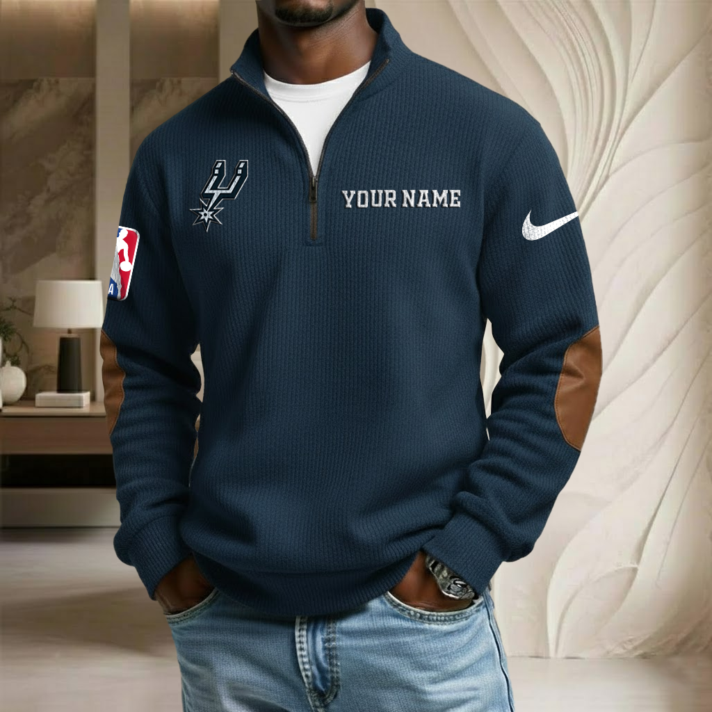 NBA x SA Custom Name Stand Collar Half-zip Sweatshirt HLP HLPHUONG